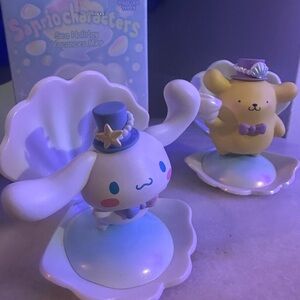Sanrio Sea Holiday Cinnamoroll and Pompompurin Figures